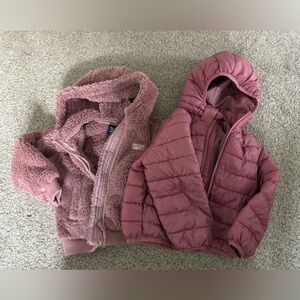 Reebok Dusty Pink Fleece Jacket